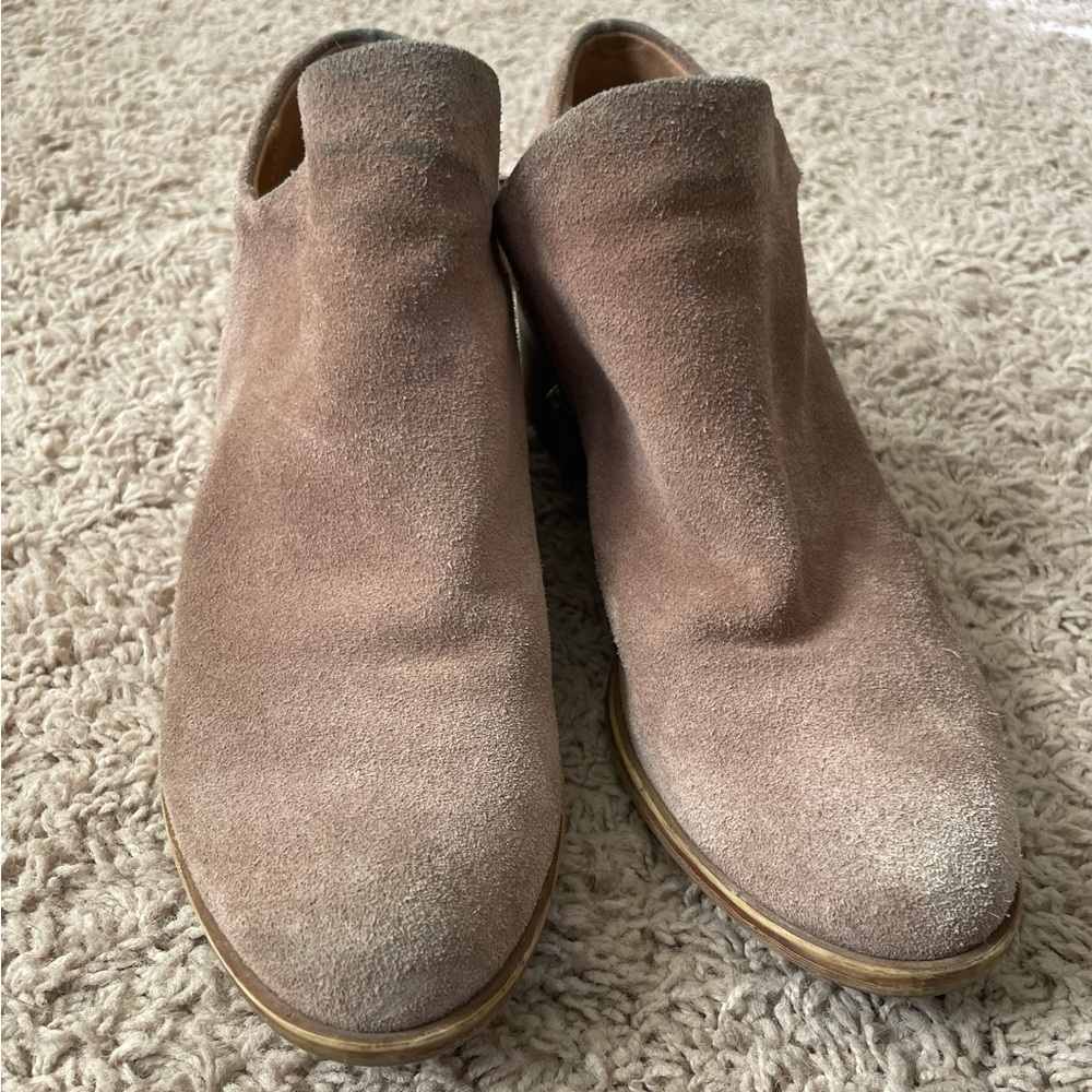 Lucky Brand Suede Tan Bootie
